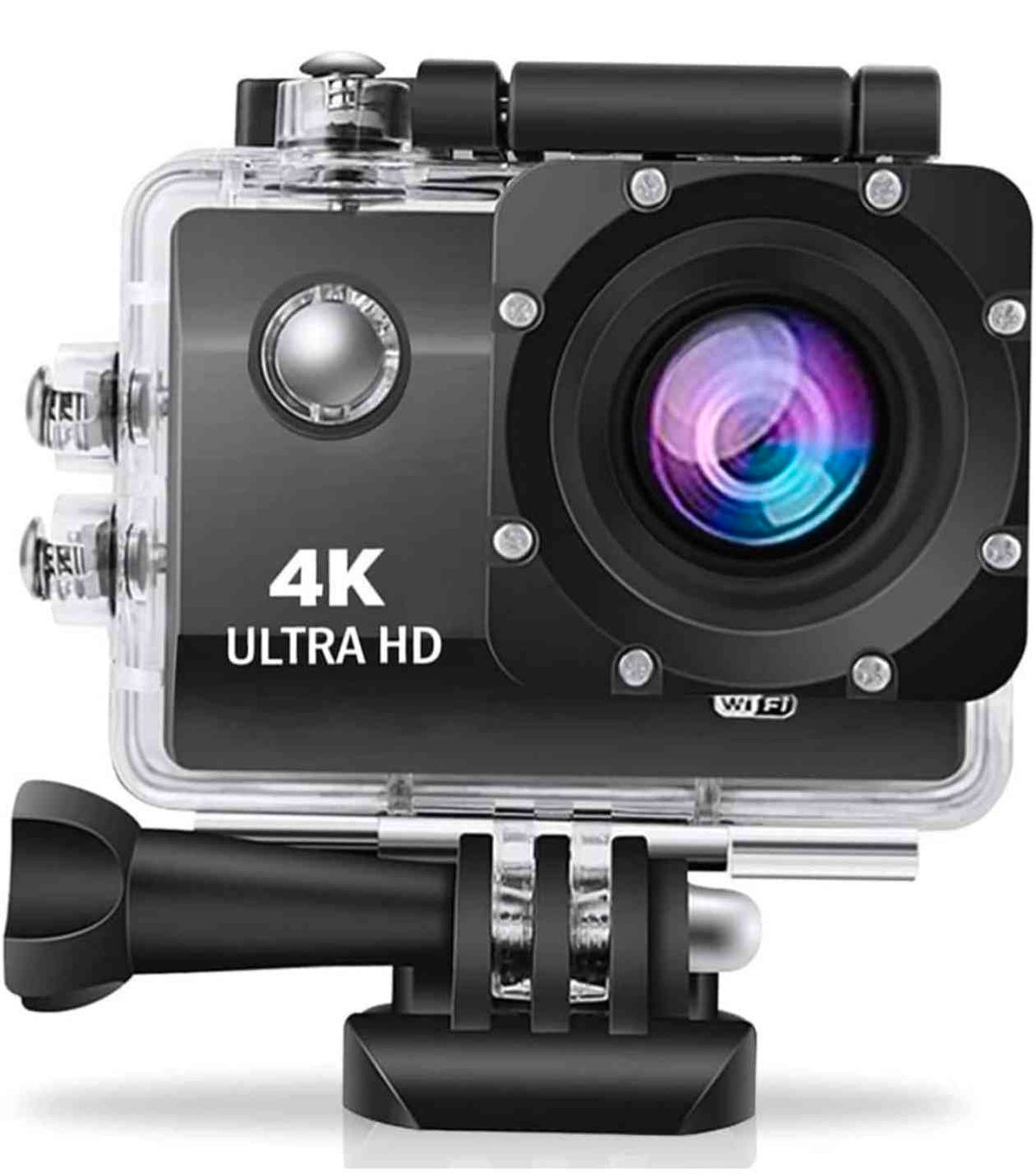 4K Sports Action Camera With WiFi Waterproof 170 Degree Wide Angle Lens