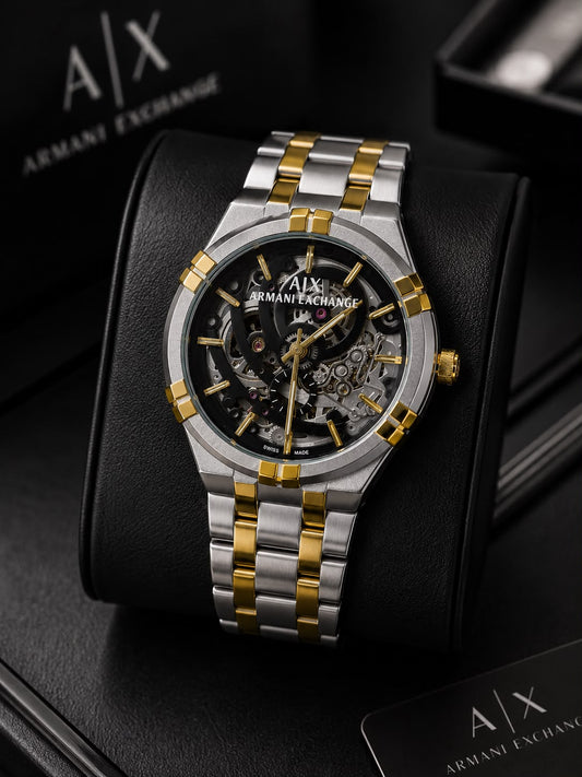 A/X ARMANI EXCHANGE SKELETON AUTOMATIC