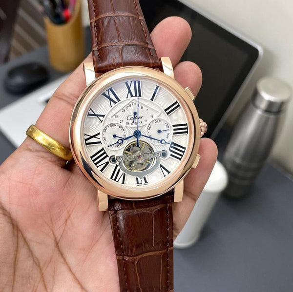 Cartier Watches for Men, Automatic, Leather