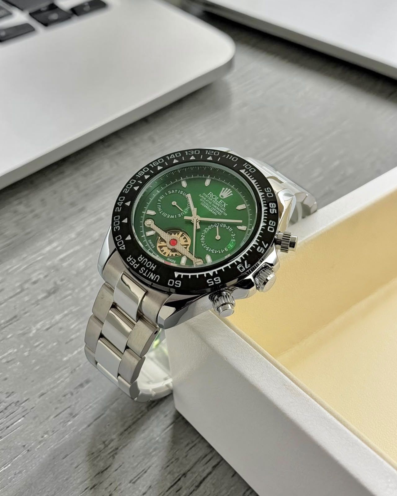 ROLEX PREMIUM METAL STRAP WATCH