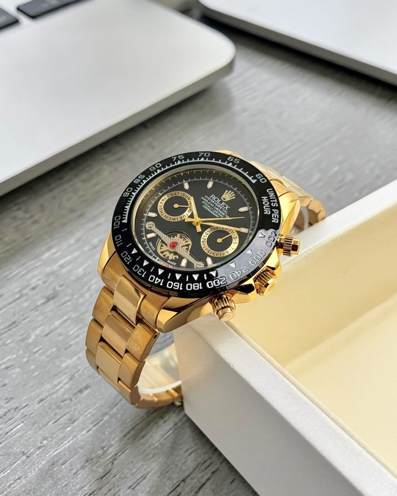 ROLEX PREMIUM METAL STRAP WATCH