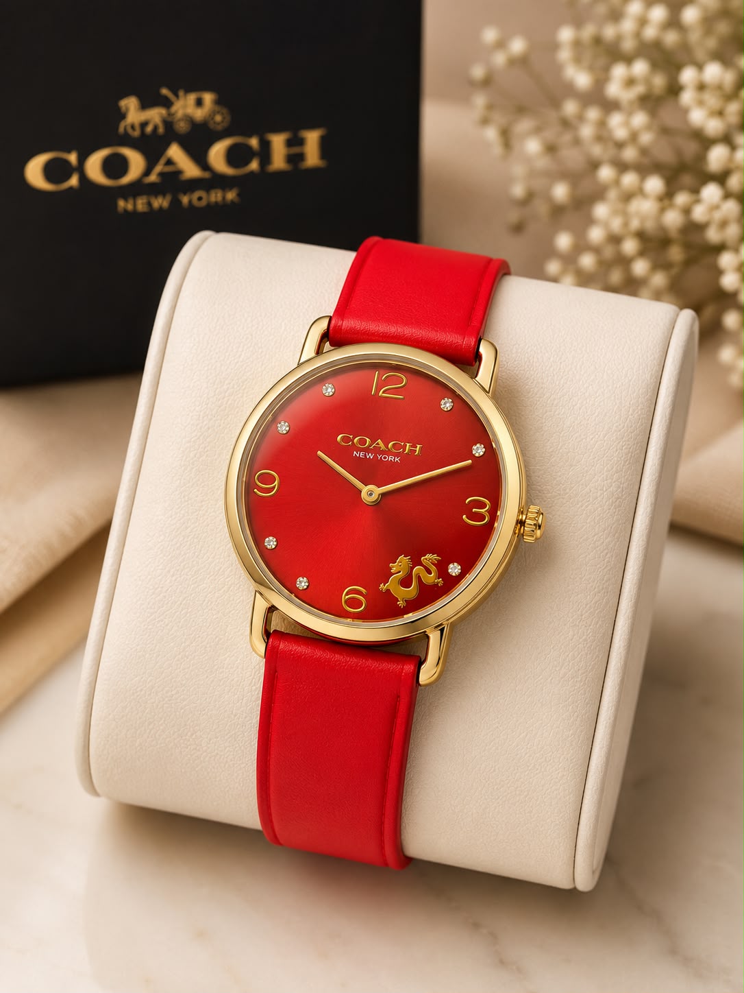 COACH Women's Premium Leather WATCH