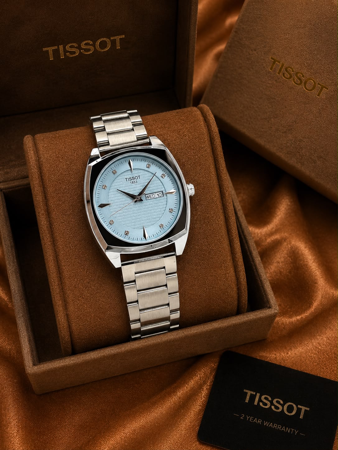 NEW TISSOT GENTLEMAN DAY-DATE DIAL MEN.