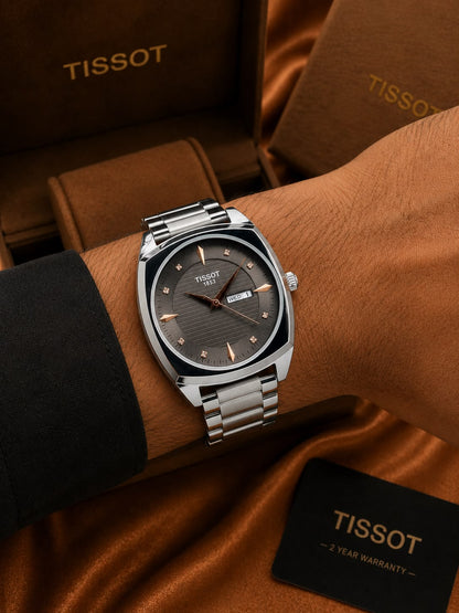 NEW TISSOT GENTLEMAN DAY-DATE DIAL MEN.