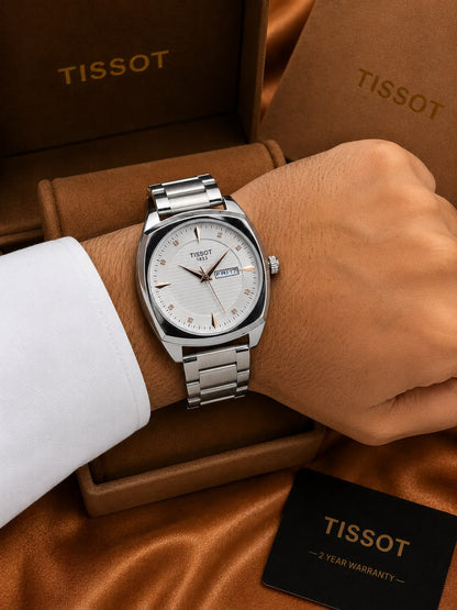 NEW TISSOT GENTLEMAN DAY-DATE DIAL MEN.