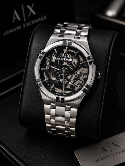 A/X ARMANI EXCHANGE SKELETON AUTOMATIC