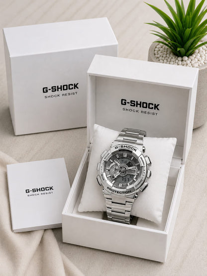 G-SHOCK METAL EDITION – RUGGED POWER MEETS PREMIUM STEEL BUILD - GMC B2100D