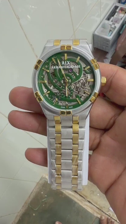 A/X ARMANI EXCHANGE SKELETON AUTOMATIC